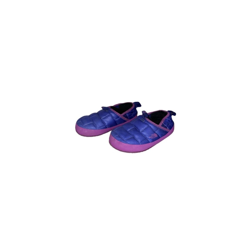 The North Face Purple Puffer Slippers - Girl’s Size 3